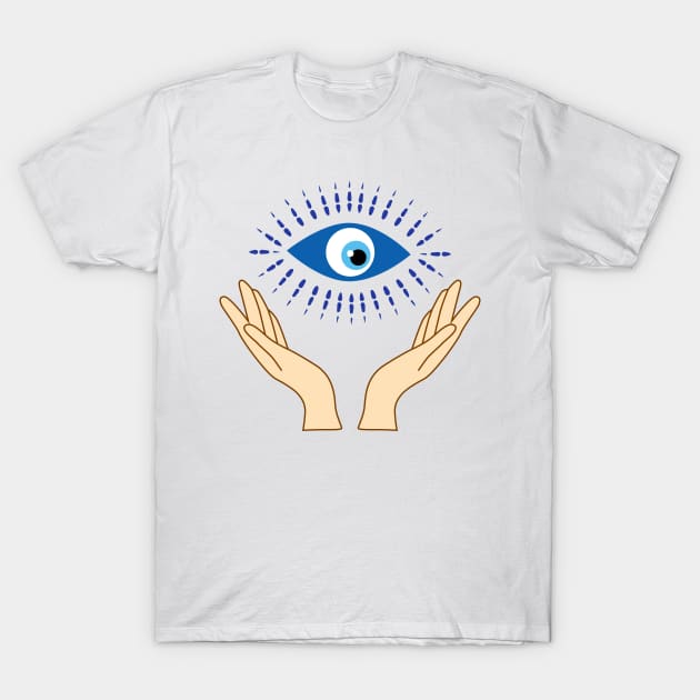 Eye in Hand: Visionary Design T-Shirt by khider